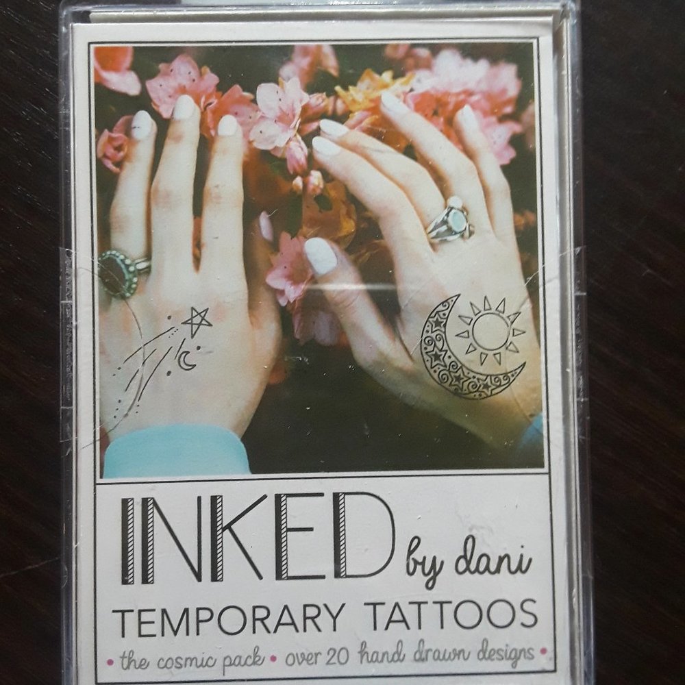 INKED by Dani Upscale Temporary Tattoos - the cosmic pack